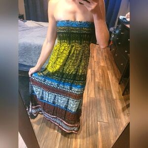 Strapless Maxi Dress